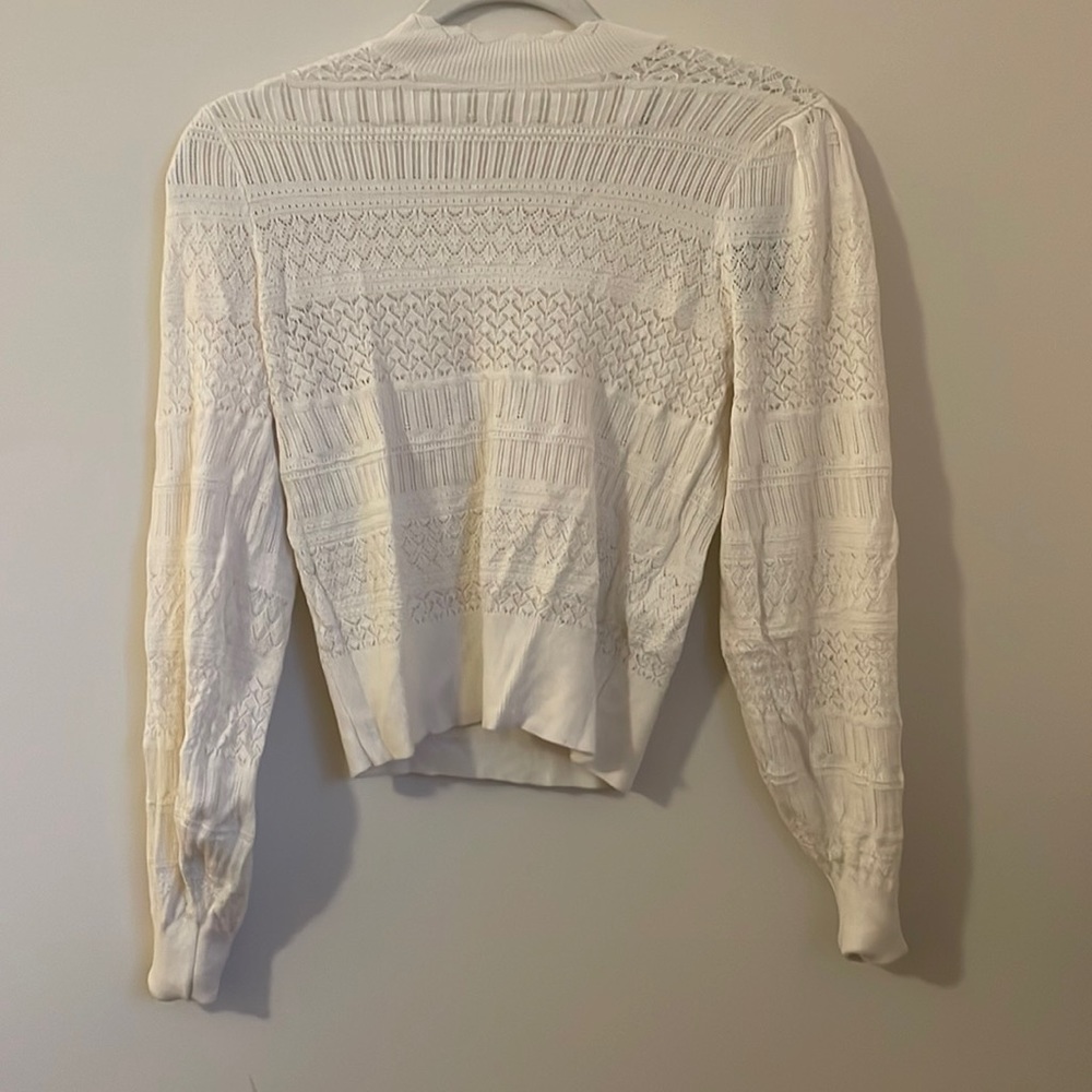 Abercrombie mock neck sweater with details